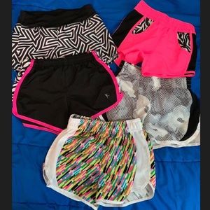 Mixed lot girls athletic shorts
